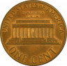 Монета. США. 1 цент 1985 год. рев