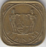 Монета. Суринам. 5 центов 1966 год. рев.