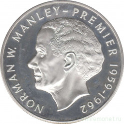 Монета. Ямайка. 5 долларов 1973 год. Норман Мэнли.