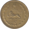 Монета. Иран. 5 динаров 1942 (1321) год. рев.