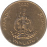 Монета. Вануату. 1 вату 2002 год. рев.
