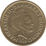 Монета. Дания. 10 крон 1998 год. ав.