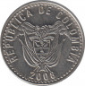 Монета. Колумбия. 50 песо 2008 год. Магнитная. ав.