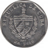 Монета. Куба. 1 песо 2007 год (конвертируемый песо). ав.