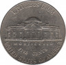 Монета. США. 5 центов 2011
 год. Монетный двор P. рев.