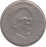 Монета. Руанда. 1 франк 1965 год. ав.