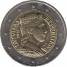 Монета. Латвия. 2 евро 2014 год. ав.