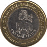 Монета. Того. 6000 франков 2003 год. Гвинейская женщина. ав.