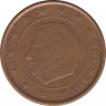 Монета. Бельгия. 5 центов 1999 год. ав.