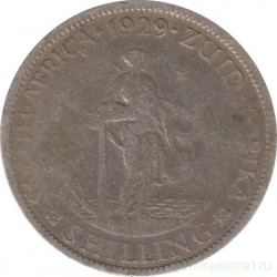 Монета. Южно-Африканская республика (ЮАР). 1 шиллинг 1929 год.