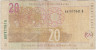 Банкнота. Южно-Африканская республика (ЮАР). 20 рандов 2009 год. Тип 129b. рев.