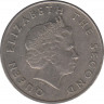 Монета. Восточные Карибские государства. 25 центов 2004 год. рев.