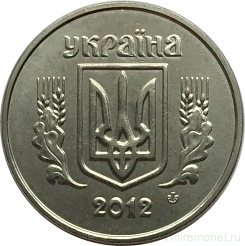 Монета. Украина. 2 копейки 2012 год.
