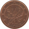 Монета. Германия. 5 центов 2004 год (G). ав.