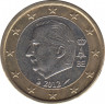 Монета. Бельгия. 1 евро 2012 год. ав.