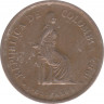 Монета. Колумбия. 5 песо 1987 год. ав.