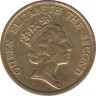 Монета. Гонконг. 10 центов 1989 год. рев.