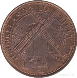 Монетовидный жетон. Бельгия. Хювелланд. 25 бельгийских франков 1981 год.