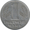  Монета. ГДР. 1 марка 1962 год. ав.