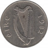 Монета. Ирландия. 10 пенсов 1982 год. ав.