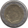 Монета. Бельгия. 2 евро 2000 год. ав.