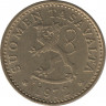 Аверс. Монета. Финляндия. 10 пенни 1972 год.