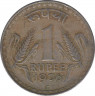 Монета. Индия. 1 рупия 1976 год. ав.