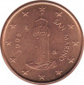 Монета. Сан-Марино. 1 цент 2006 год. ав.
