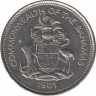 Монета. Багамские острова. 25 центов 1981 год. рев.
