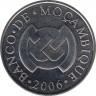 Монета. Мозамбик. 5 метикалов 2006 год. ав.