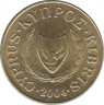  Монета. Кипр. 5 центов 2004 год. ав.