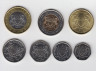Монета. Ботсвана. Набор из семи монет 5 , 10 , 25 , 50 тхебе и 1 , 2 , 5 пул 2013 год. рев.