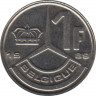 Монета. Бельгия. 1 франк 1989 год. BELGIQUE. ав.