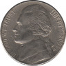  Монета. США. 5 центов 2003 год. Монетный двор P. ав.