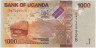 Банкнота. Уганда. 1000 шиллингов 2021 год. Тип 49. ав.