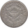 Монета. Южно-Африканская республика (ЮАР). 6 пенсов 1937 год. ав.