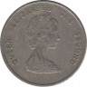 Монета. Восточные Карибские государства. 10 центов 1981 год. рев.