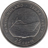 Монета. Канада. 25 центов 1992 год. 125 лет Конфедерации Канада. Ньюфаундленд. ав.