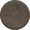 Монета. Германия. Веймарская республика. 4 рейхспфеннига 1932 год. Монетный двор - Мюнхен (D). рев.