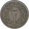 Монета. Египет. 2/10 кирша 1886 (1293/10) год. рев.