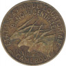 Монета. Экваториальная Африка (КФА). 5 франков 1968 год. ав.