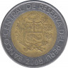 Монета. Перу. 5 солей 2009 год. ав.