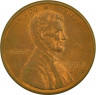 Монета. США. 1 цент 1990 год. ав