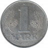 Монета. ГДР. 1 марка 1977 год. ав.