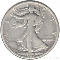 Монета. США. 50 центов 1935 год. Шагающая свобода.