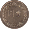 Монета. Тайвань. 1 доллар 2011 год. (100-й год Китайской республики). рев.
