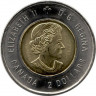 Монета. Канада. 2 доллара 2020 год. 100 лет со дня рождения Билла Рида.