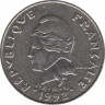 Монета. Новая Каледония. 20 франков 1992 год. ав.
