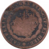 Монета. Сардиния. 1 чентезимо 1826 год. P. Голова орла. ав.
