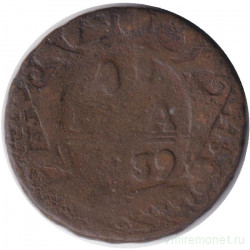 Монета. Россия. Деньга 1739 год.